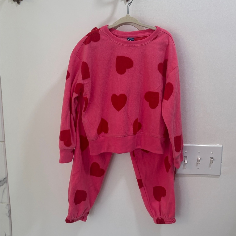Old Navy Pink Girls' Sweatshirt Set